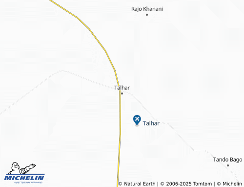 MICHELIN Talhar map - ViaMichelin