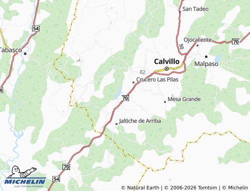 MICHELIN Las Tinajas, La Tinaja map - ViaMichelin