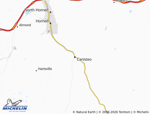 Mapa MICHELIN Canisteo - ViaMichelin