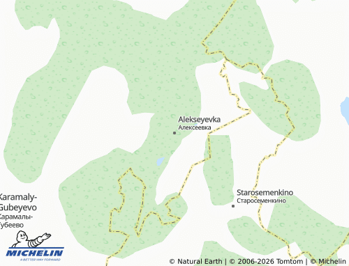 MICHELIN-Landkarte Alekseyevka - ViaMichelin