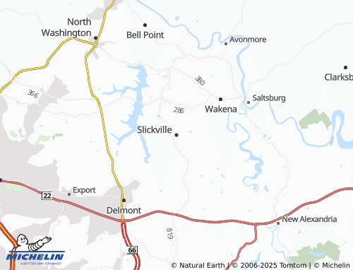 MICHELIN Slickville map - ViaMichelin