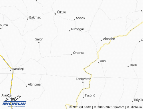MICHELIN Ortanca map - ViaMichelin