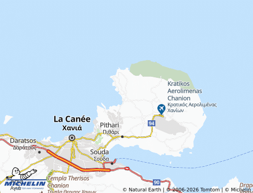 MICHELIN Chorafakia map - ViaMichelin