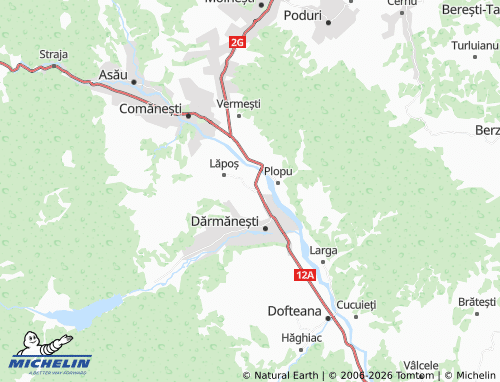 Mapa MICHELIN Dărmăneasca - ViaMichelin