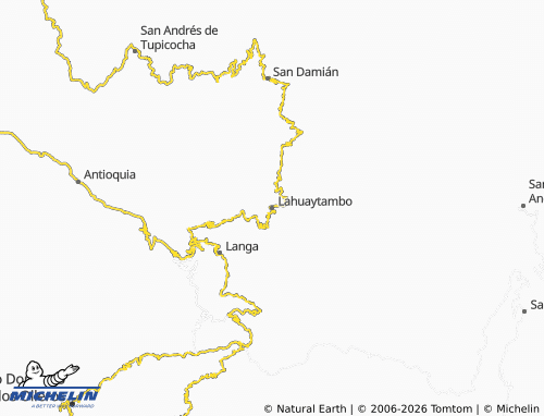 Mapa MICHELIN Lahuaytambo - ViaMichelin