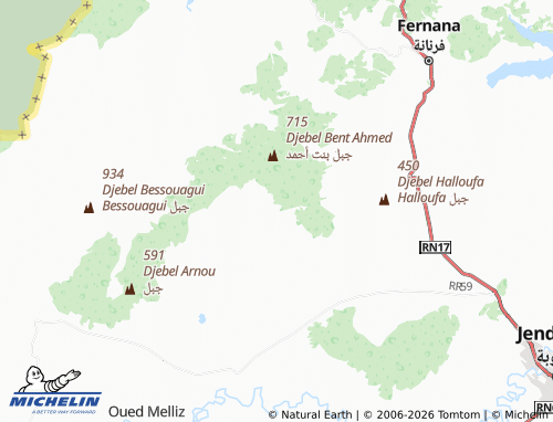 Carte MICHELIN Sidi Dehil - ViaMichelin
