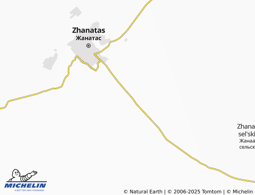 MICHELIN Uzakbay Syzdykbayeva map - ViaMichelin