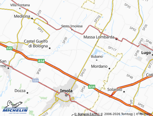 Mappa MICHELIN Sasso Morelli - ViaMichelin