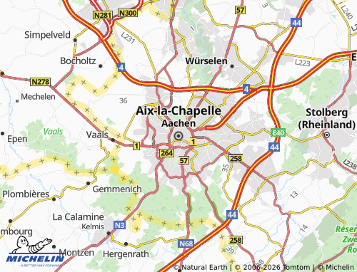 MICHELIN-Landkarte Aachen - ViaMichelin