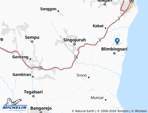 MICHELIN Gambor map - ViaMichelin