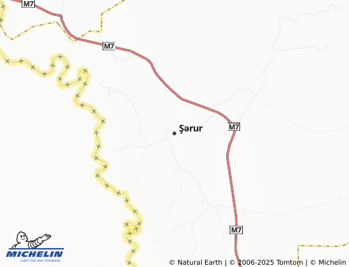 MICHELIN Şərur map - ViaMichelin