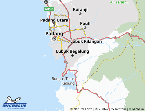 MICHELIN Lubuk Begalung map - ViaMichelin