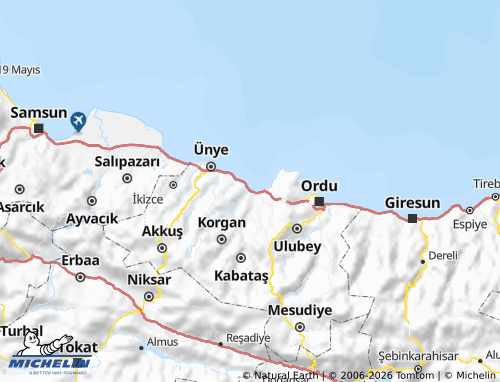 Mapa MICHELIN Fatsa - ViaMichelin