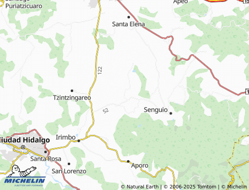 MICHELIN Emiliano Zapata, La Cuajada map - ViaMichelin