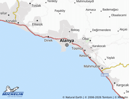 MICHELIN Tophane map - ViaMichelin