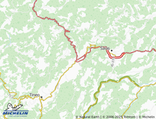 MICHELIN La Espina map - ViaMichelin