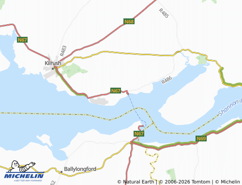 Mapa MICHELIN Killimer - ViaMichelin