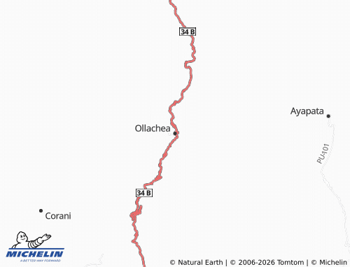MICHELIN Ollachea map - ViaMichelin
