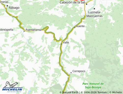 Carte MICHELIN Terán - ViaMichelin
