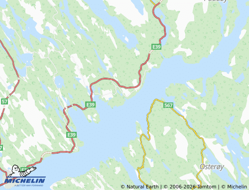 MICHELIN Eknes map - ViaMichelin