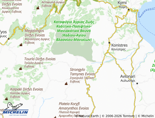 Carte MICHELIN Manikia - ViaMichelin