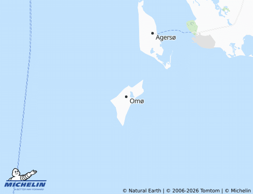 MICHELIN Omø map - ViaMichelin