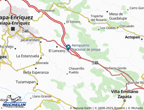 Mapa MICHELIN Miradores, Miradores del Mar - ViaMichelin