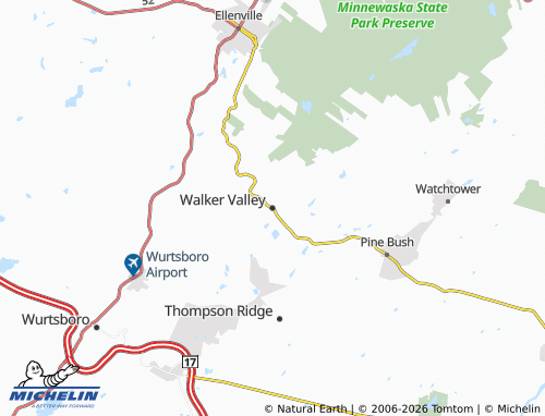 Mappa MICHELIN Walker Valley - ViaMichelin