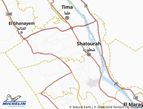 MICHELIN El Modamer map - ViaMichelin