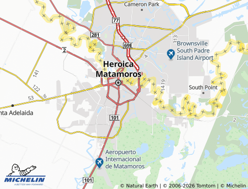 MICHELIN Bancaria map - ViaMichelin