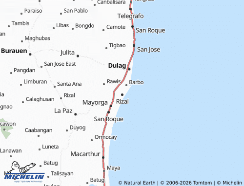 MICHELIN Sabang Daguitan map - ViaMichelin