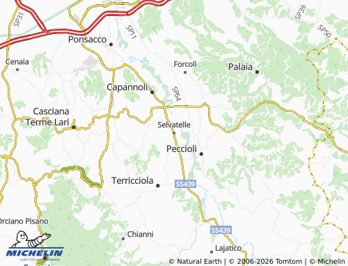 Mapa MICHELIN Selvatelle - ViaMichelin