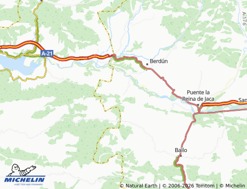 MICHELIN-Landkarte Martes - ViaMichelin