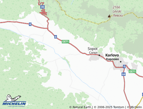 MICHELIN Moskovets map - ViaMichelin