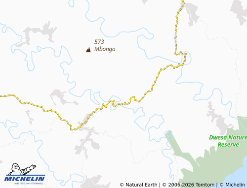 Kaart MICHELIN Lower Mbhangcolo - ViaMichelin