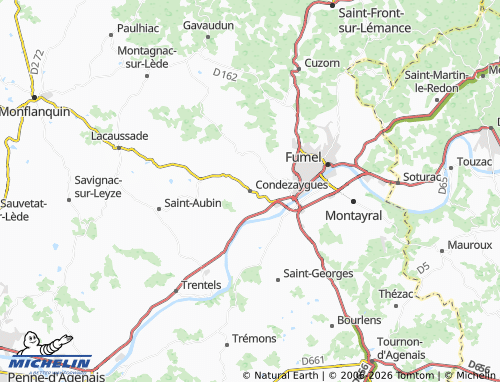 Carte MICHELIN Condezaygues - ViaMichelin