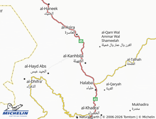 MICHELIN-Landkarte Al al-Sha'ir - ViaMichelin