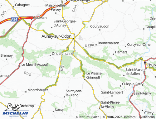 Carte MICHELIN Roucamps - ViaMichelin