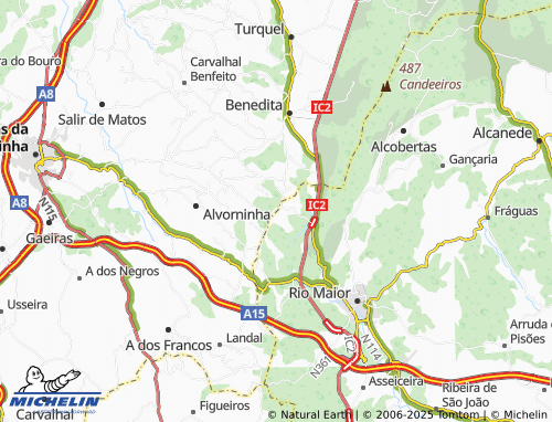 Carte MICHELIN Venda da Costa - ViaMichelin