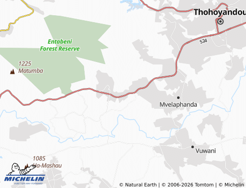 Mappa MICHELIN Mutsindoni - ViaMichelin