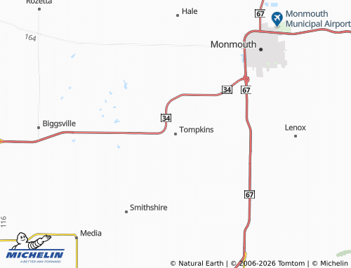 Mapa MICHELIN Tompkins - ViaMichelin