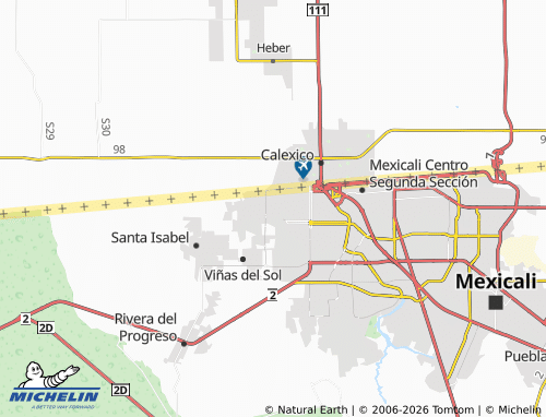 Mappa MICHELIN Aztecas - ViaMichelin