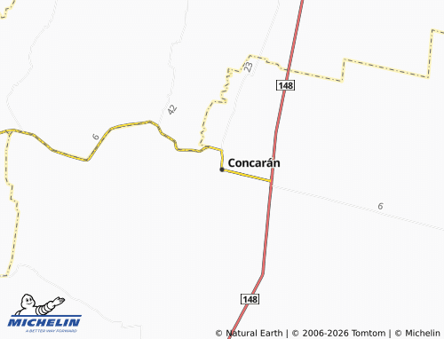 Mappa MICHELIN Concarán - ViaMichelin