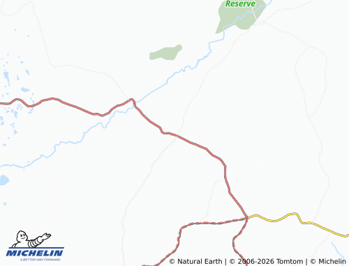 Kaart MICHELIN Mongu-Arna - ViaMichelin