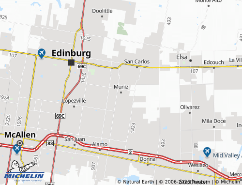 Mapa MICHELIN Muniz - ViaMichelin