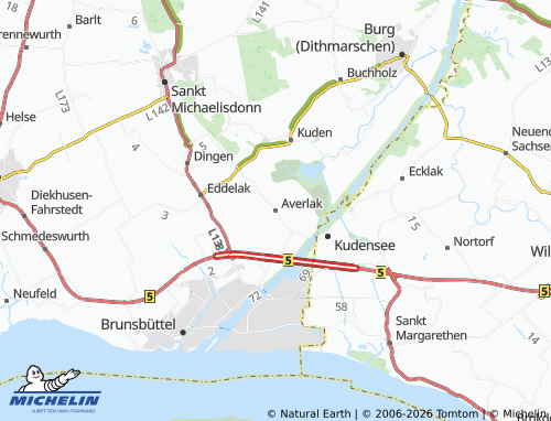 Mappa MICHELIN Averlak - ViaMichelin