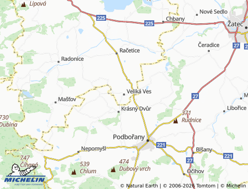 Mappa MICHELIN Veliká Ves - ViaMichelin