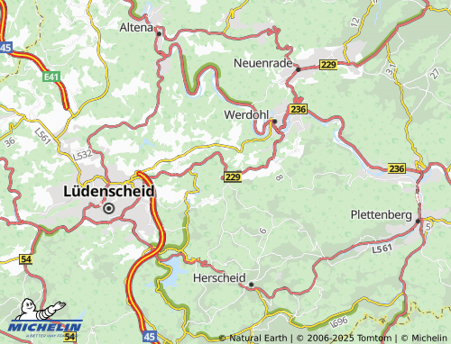 MICHELIN Bärenstein map - ViaMichelin