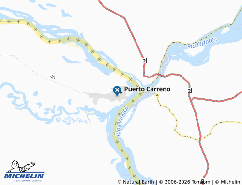 Carte MICHELIN Puerto Carreno - ViaMichelin