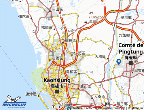 MICHELIN Renwu District map - ViaMichelin